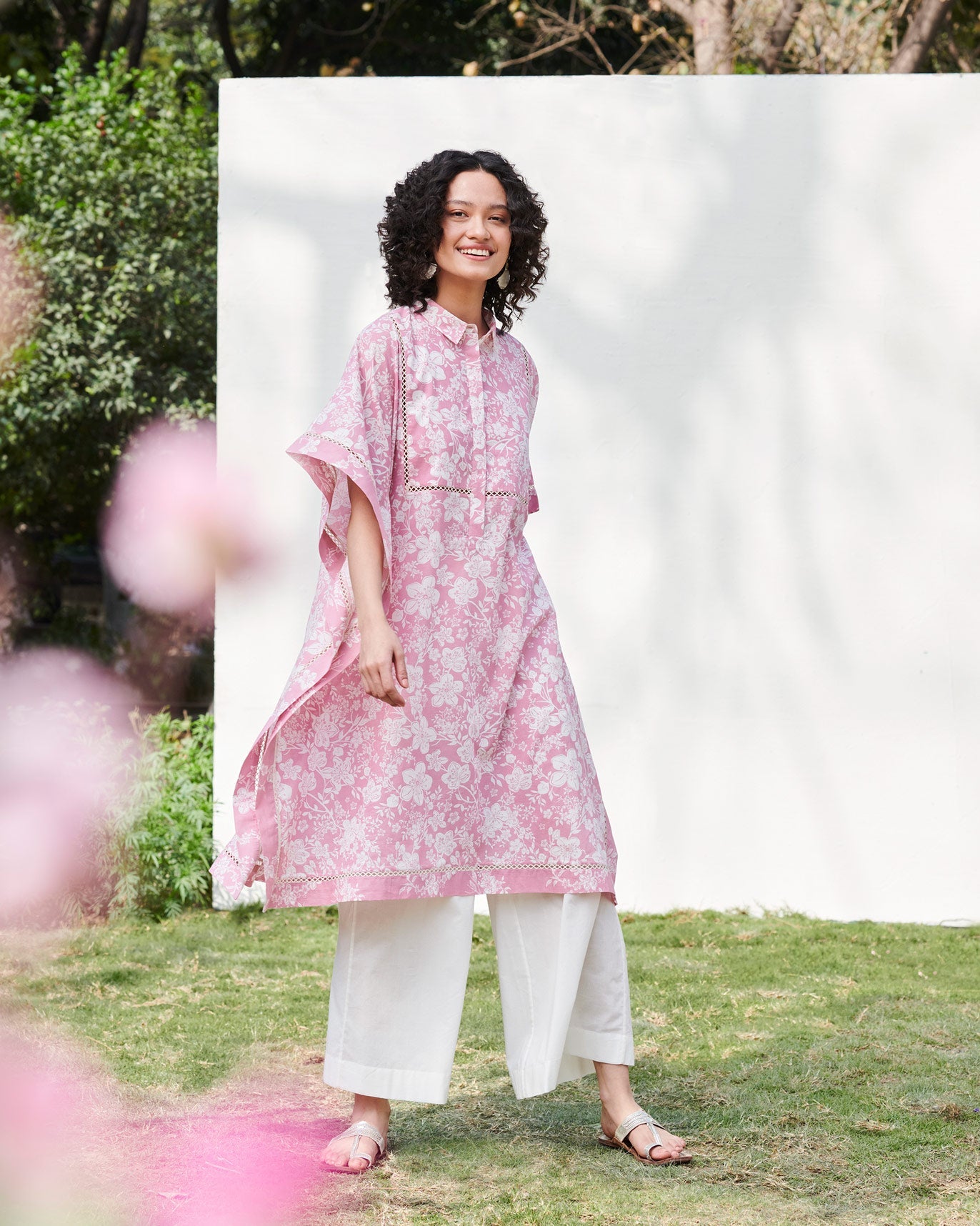 Airy Kaftan - Pink