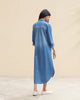 Pristine Long Shirt Dress - Denim