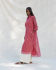 Smocked Back Kurta - Brick Red