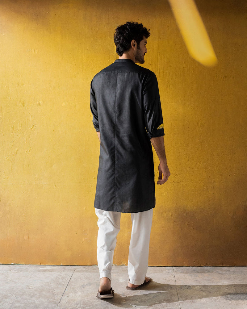 Moonbeam Kurta - Black