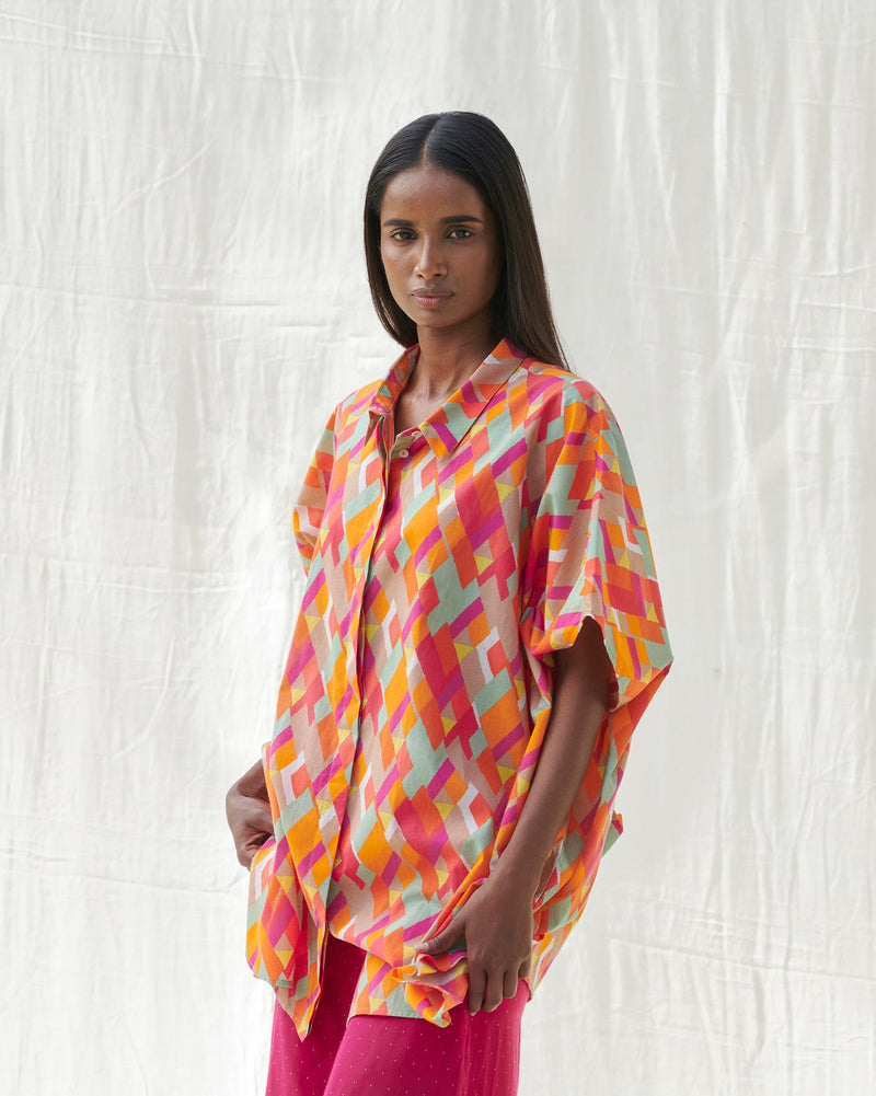 Kaftan Shirt - Multi Color