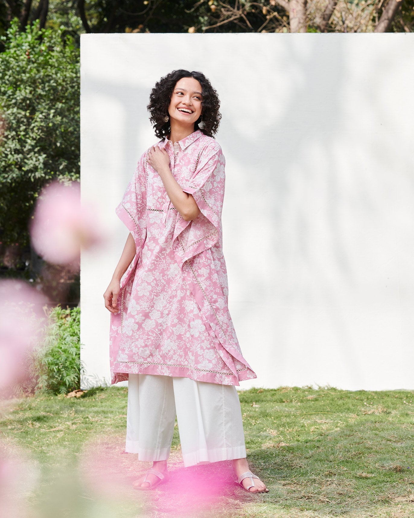 Airy Kaftan - Pink