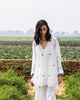 Boxy Tunic - Ivory & Red