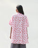 Kaftan Shirt - Pink & Red