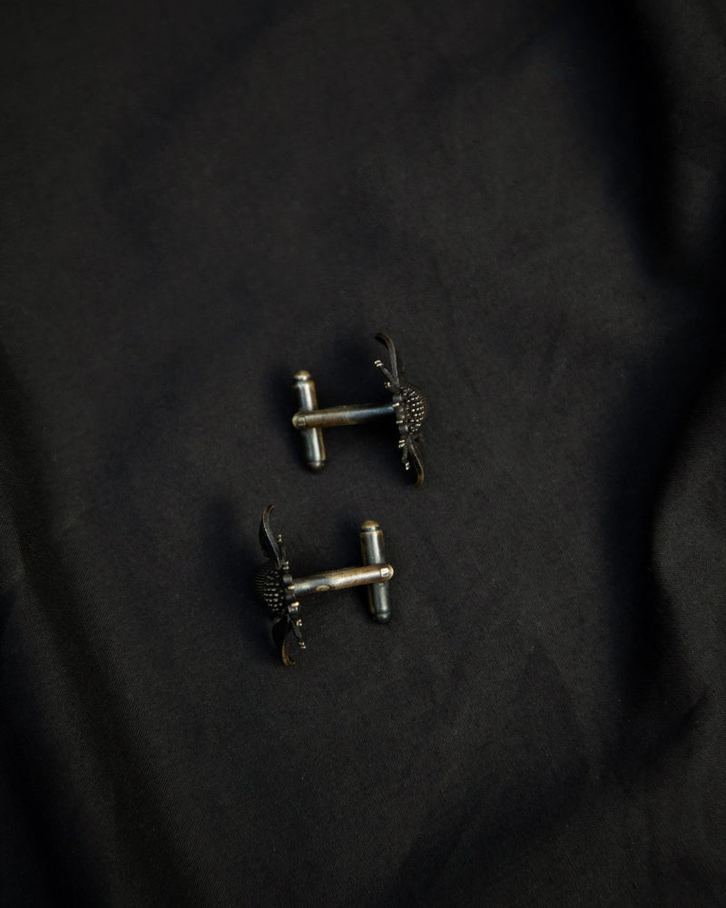 Bee Cufflinks (Set of 2) - Antique Brass