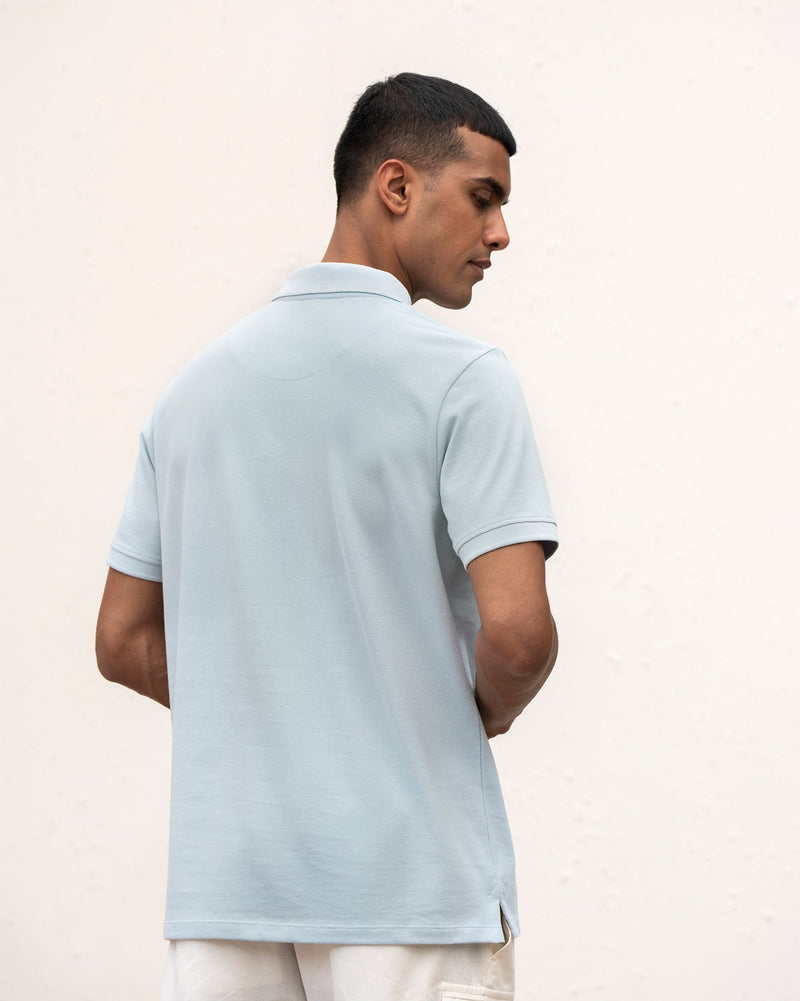 Polo T-shirt - Ice Blue