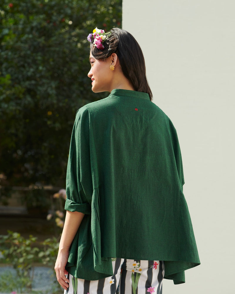 Dolman Sleeve Top - Green