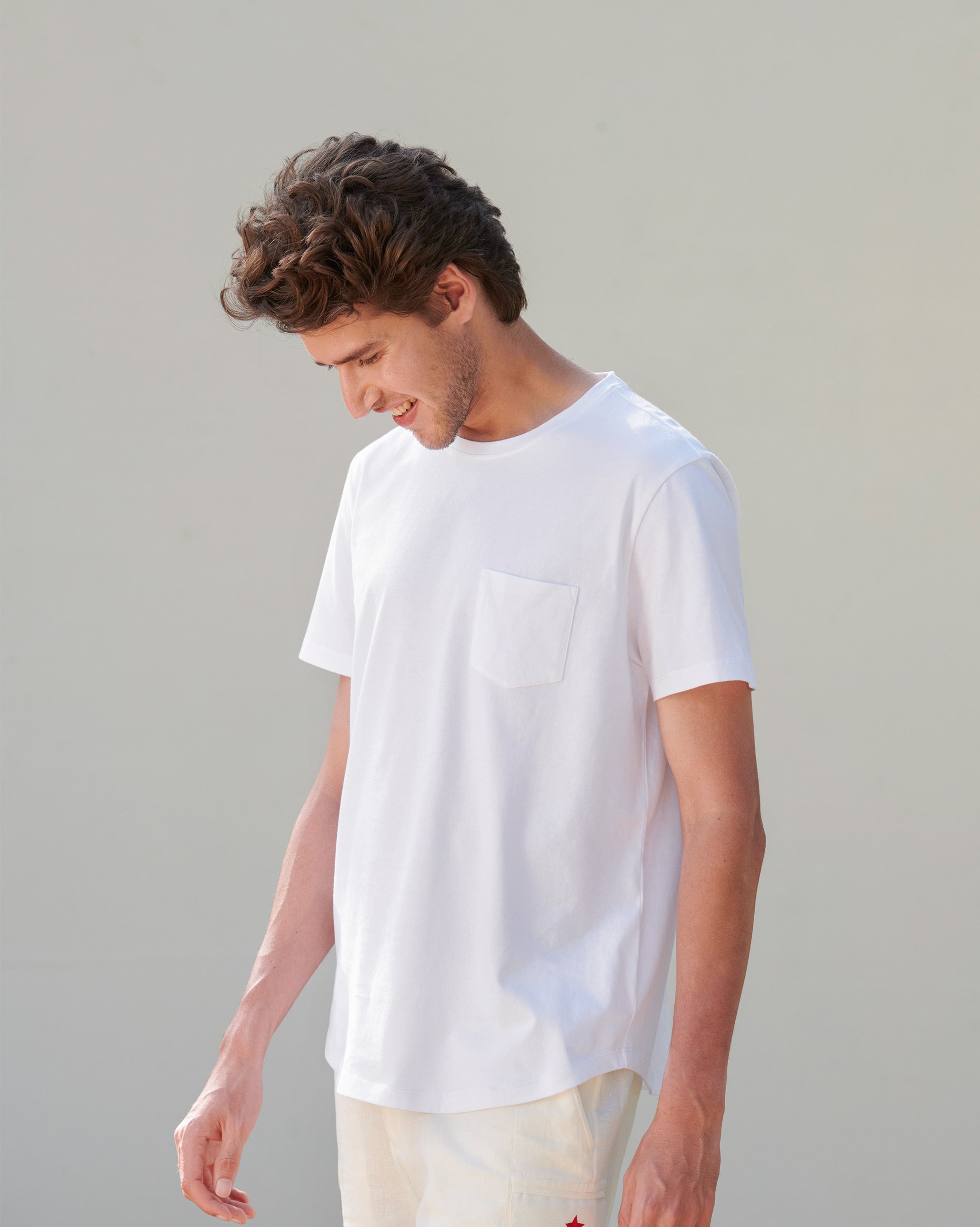 Pocket T-shirt - White