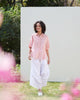 Drop Hem Shirt - Pink