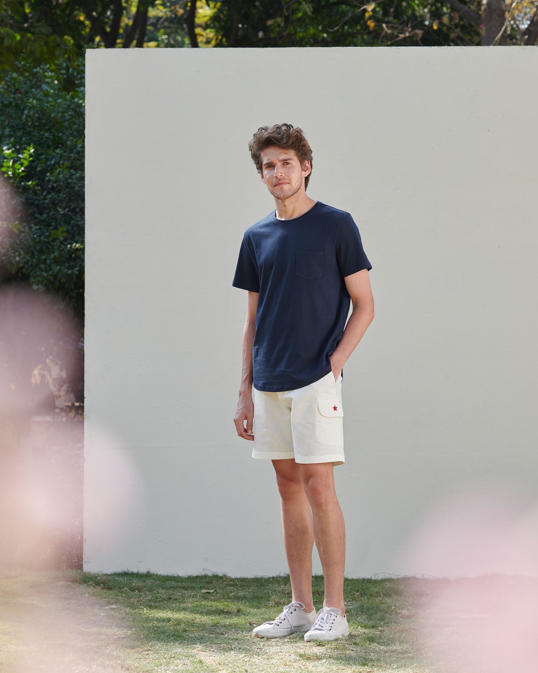 Pocket T-shirt - Navy