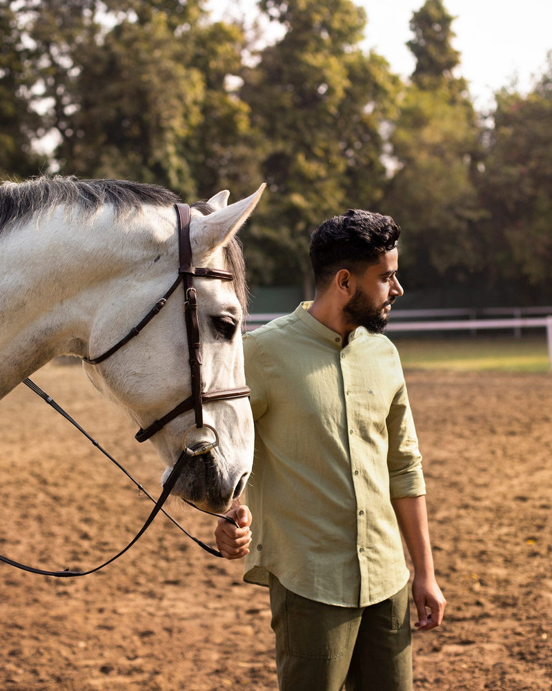 Nawab Shirt - Olive