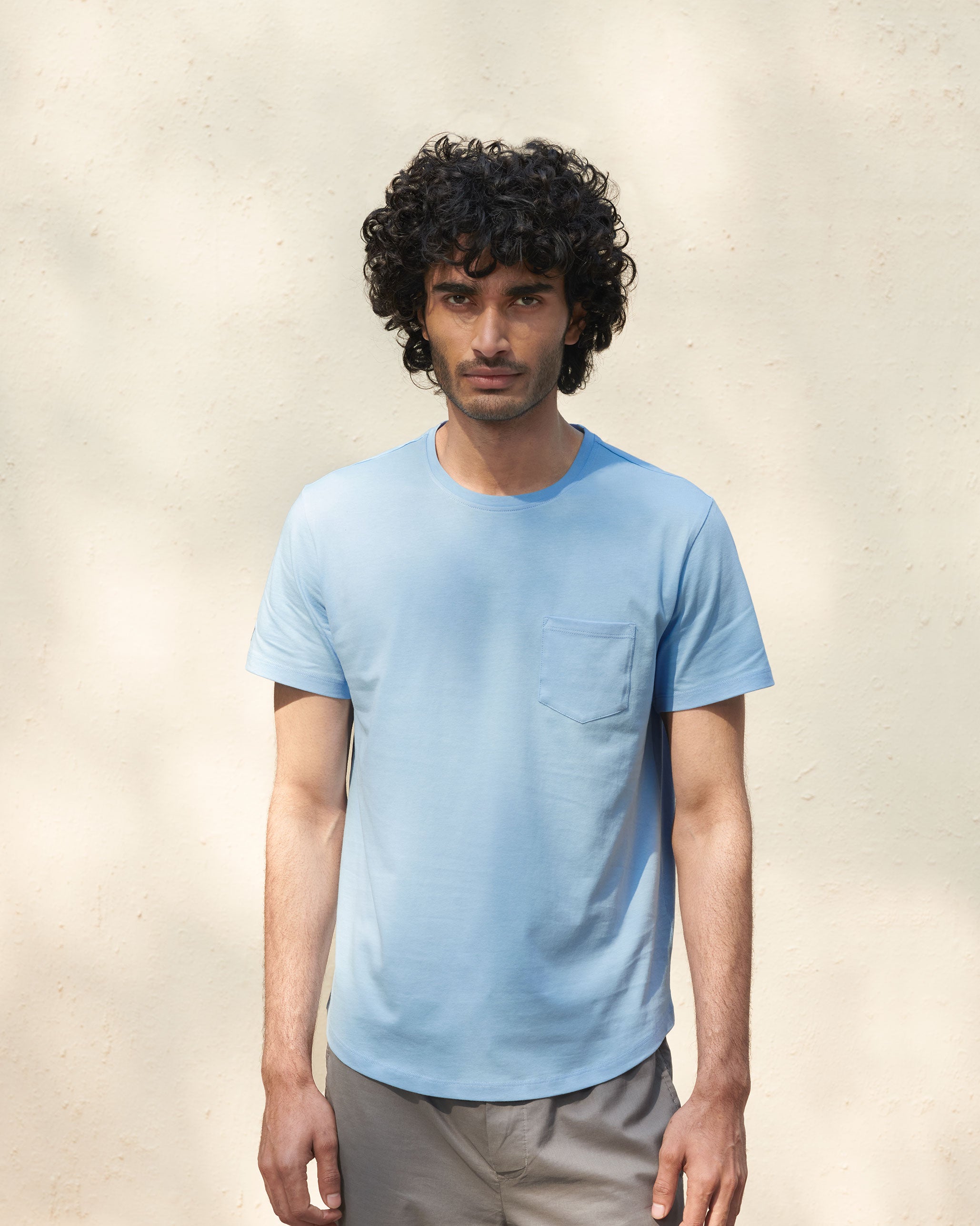 Pocket T-shirt - Blue