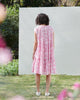 Tiered Dress with Slip - Pink