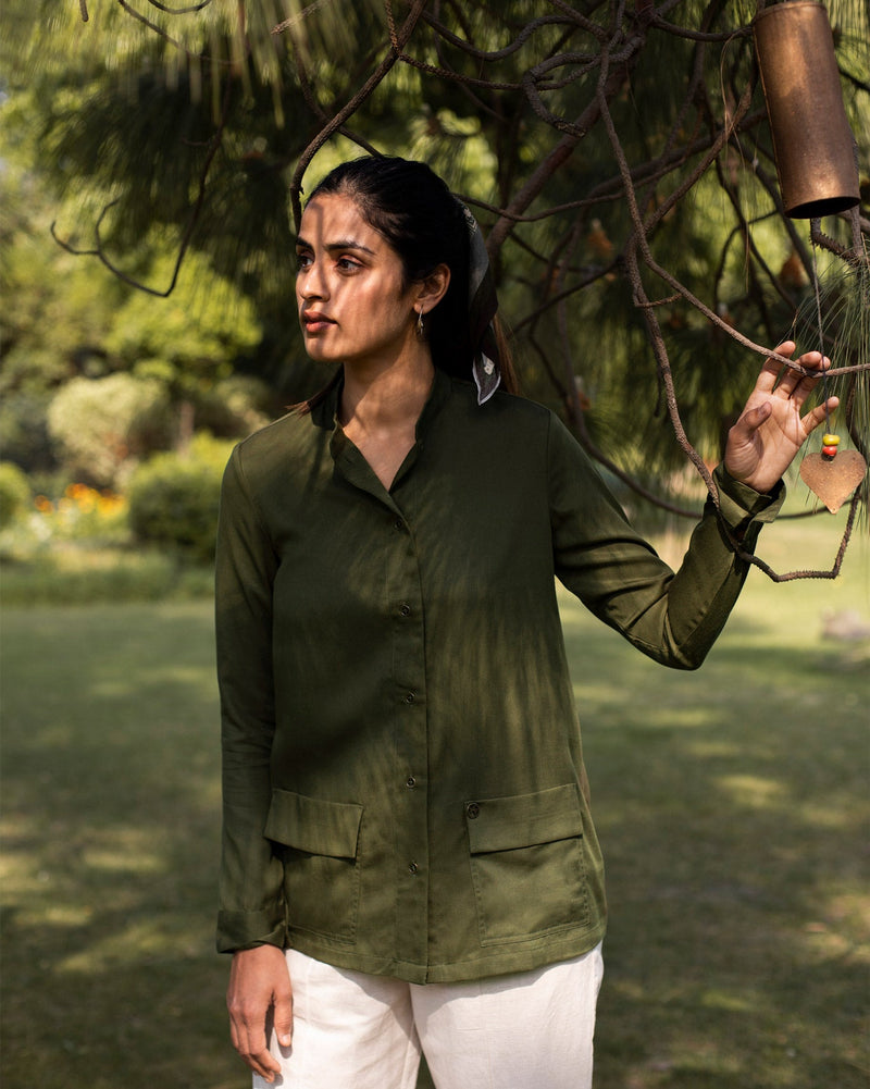 Safar Shirt Jacket - Olive