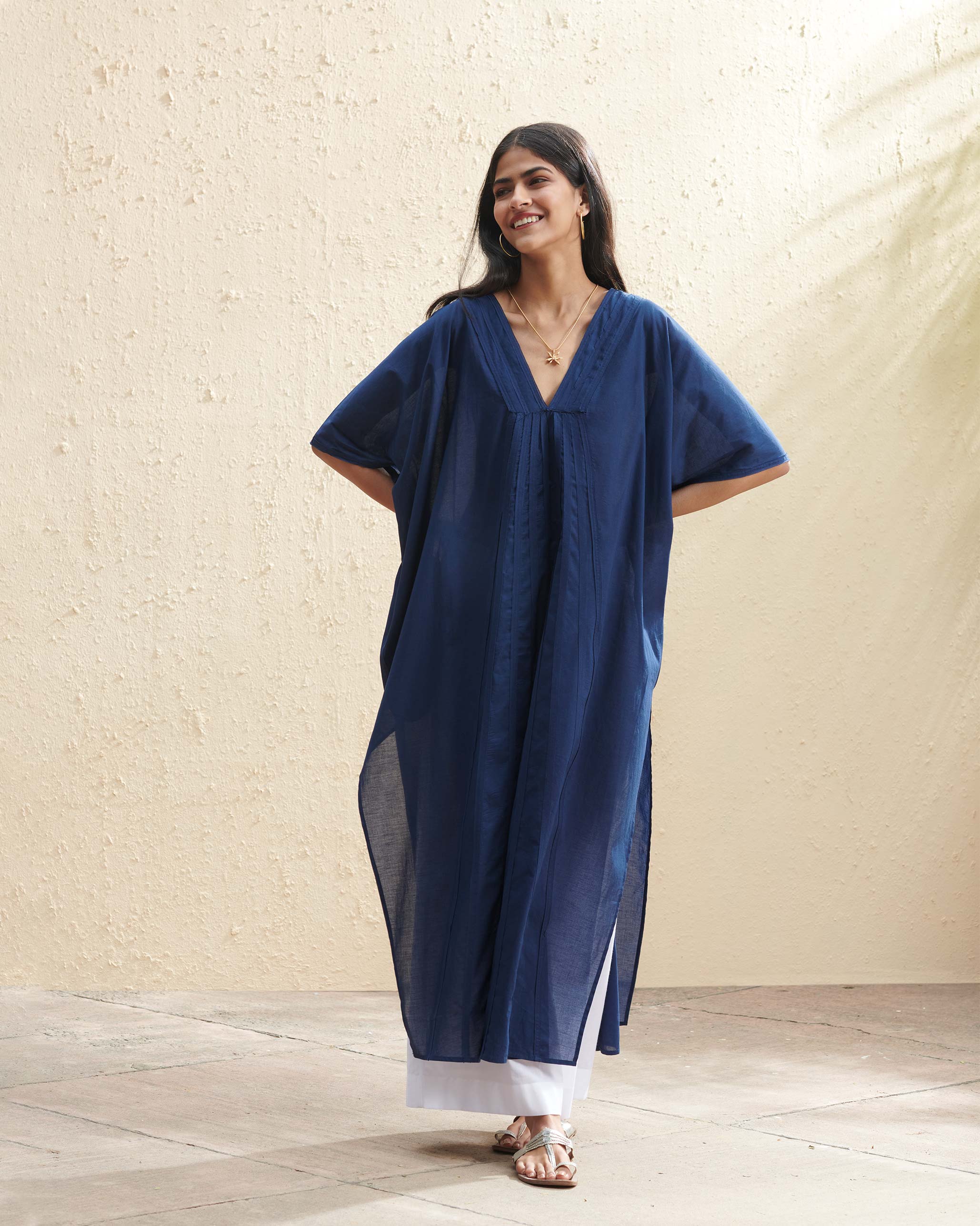 Tulum Kaftan - Navy