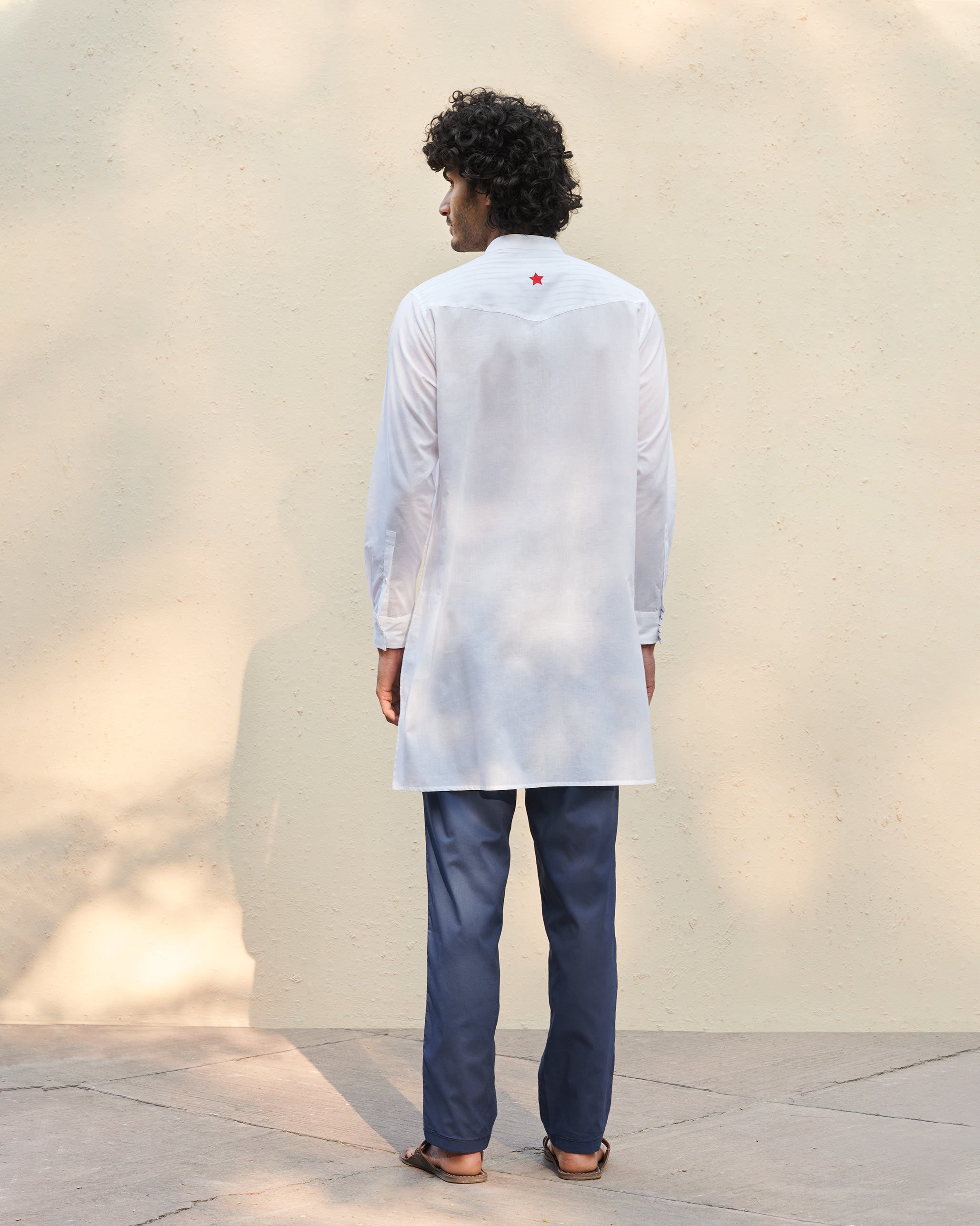 Pondicherry Kurta - White