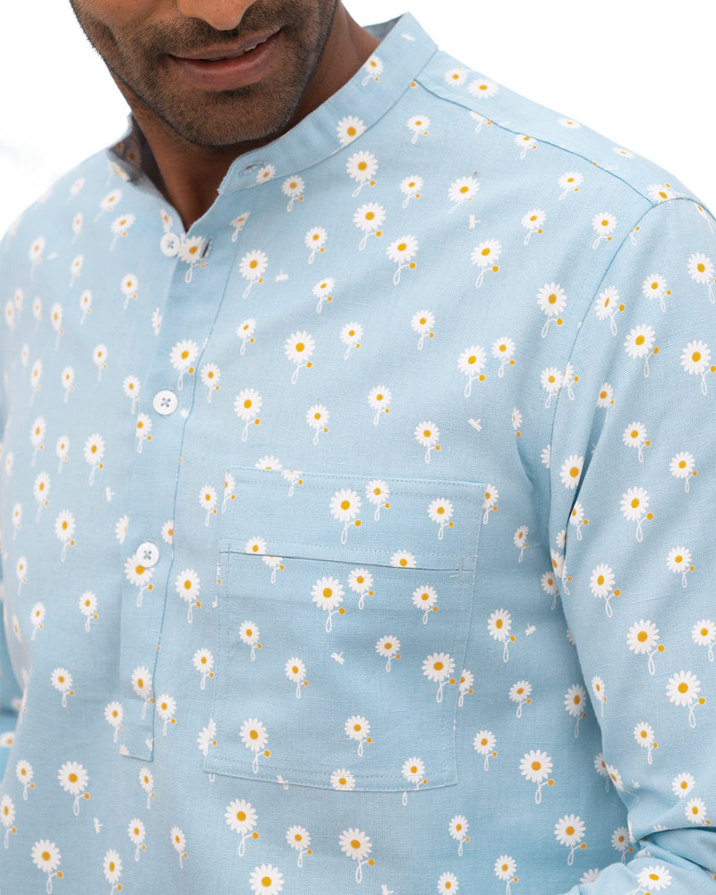 Galle Kurta - Blue