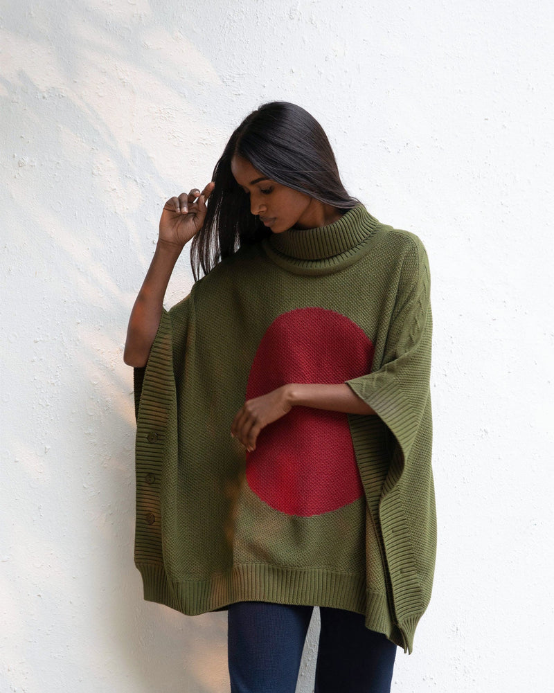 Baggy Sweater - Olive