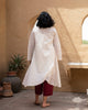 Cocoon kurta with Slip - Ivory